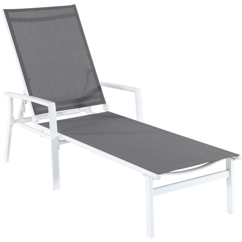 White sling chaise lounge sale
